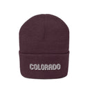 Colorado Beanie - Adult Embroidered Colorado Knit Hat-26