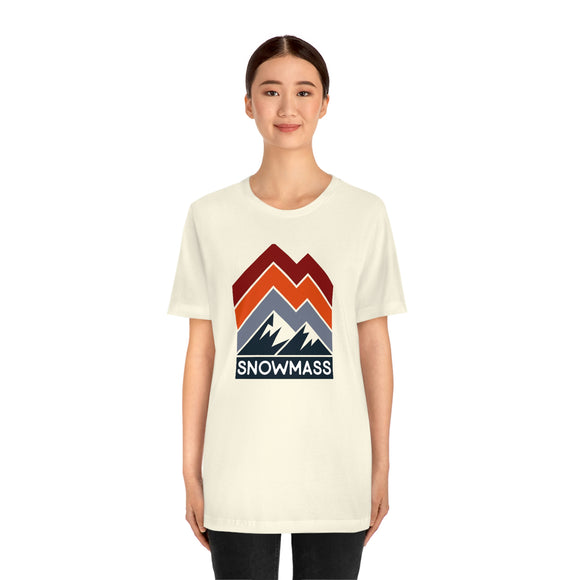 Snowmass, Colorado T-Shirt - Retro Mountain Unisex Snowmass Shirt