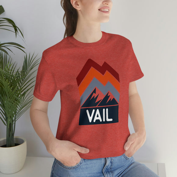 Vail, Colorado T-Shirt - Retro Mountain Unisex Vail Shirt