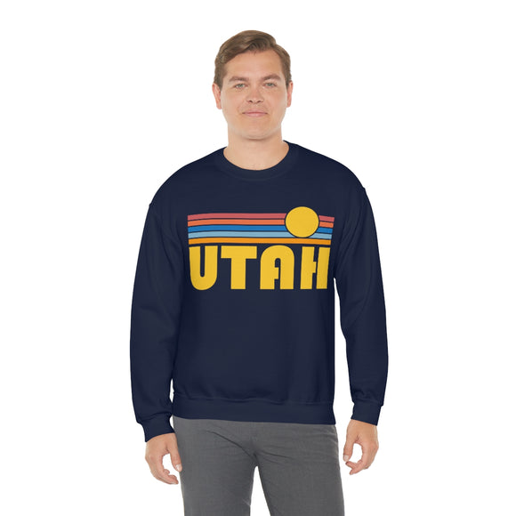 Utah Sweatshirt - Retro Sunrise Unisex