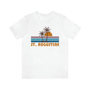 St Augustine, Florida T-Shirt - Retro Palm Tree Unisex St Augustine Shirt-10
