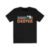 Denver, Colorado T-Shirt - Retro Mountain Adult Unisex Denver T Shirt