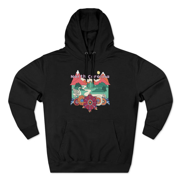 Premium North Carolina Hoodie - Boho Unisex Sweatshirt