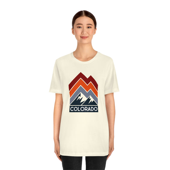 Colorado T-Shirt - Retro Mountain Line Unisex Colorado Shirt