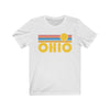 Ohio T-Shirt - Retro Sunrise Adult Unisex Ohio T Shirt