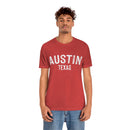 Austin, Texas Shirt - Paint Text Unisex Austin T-Shirt-23