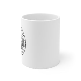 Alabama Mug - State Design White Ceramic Alabama Mug (11oz & 15oz)