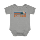Ski Bum Baby Bodysuit - Retro Mountain Ski Bum Baby Bodysuit-7