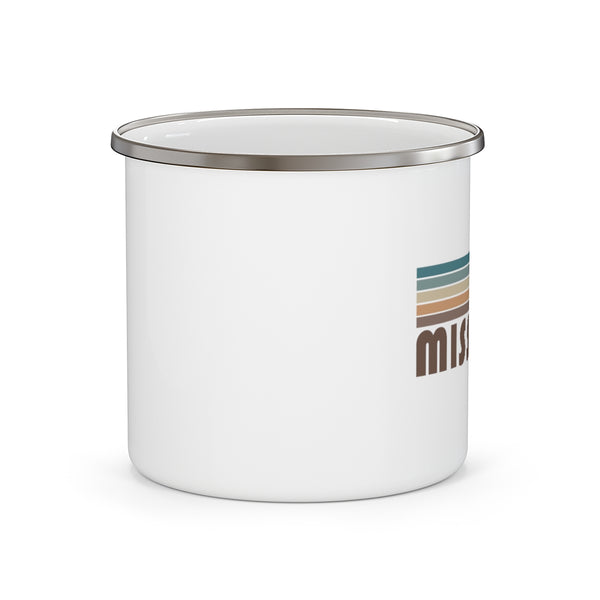 Missoula, Montana Camp Mug - Retro Enamel Camping Missoula Mug