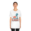Kauai, Hawaii T-Shirt - Retro Palm Tree & Beach Unisex Kauai Shirt
