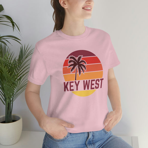 Key West, Florida T-Shirt - Retro Palm Tree Unisex Key West Shirt