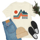 Boise, Idaho T-Shirt - Retro Mountain Unisex Boise Shirt-25