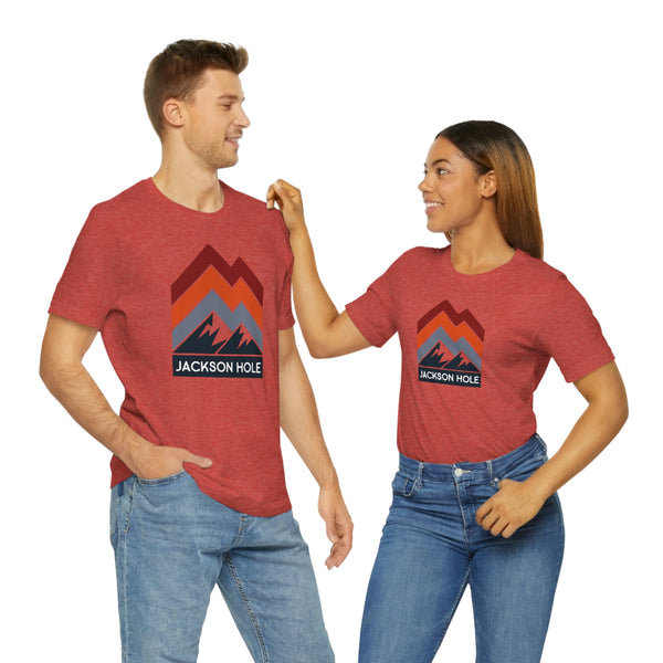 Jackson Hole, Wyoming T-Shirt - Retro Mountain Unisex Jackson Hole Shirt