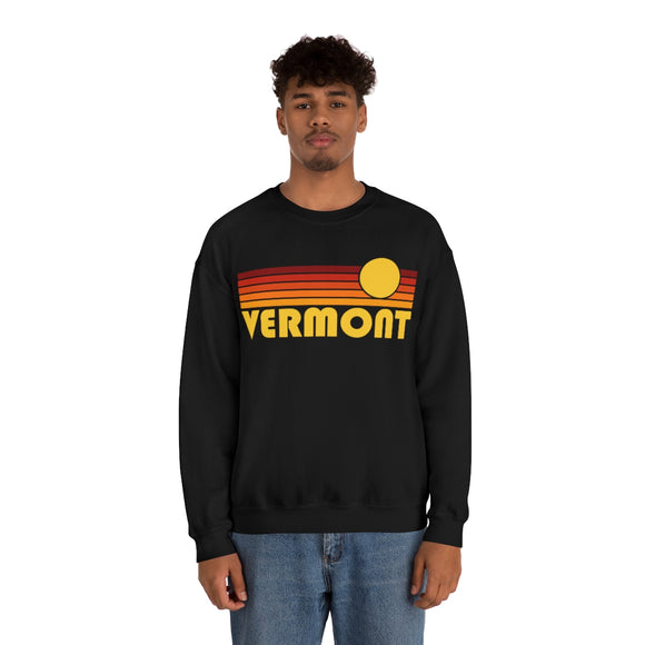 Vermont Sweatshirt - Retro Sunset Unisex