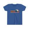 Jackson Hole Youth T-Shirt - Retro Mountain Wyoming Kid's TShirt