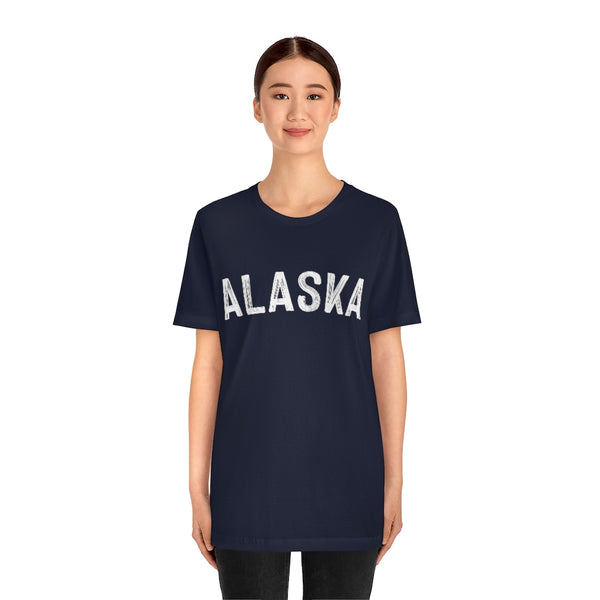 Alaska T-Shirt - Paint Text Unisex Alaska Shirt
