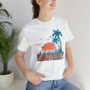Monterey, California T-Shirt - Retro Palm Tree & Beach Unisex Monterey Shirt-21