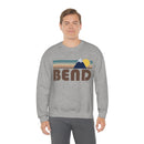 Bend, Oregon Sweatshirt - Fall Retro Mountain Unisex Crewneck Bend Sweatshirt-20