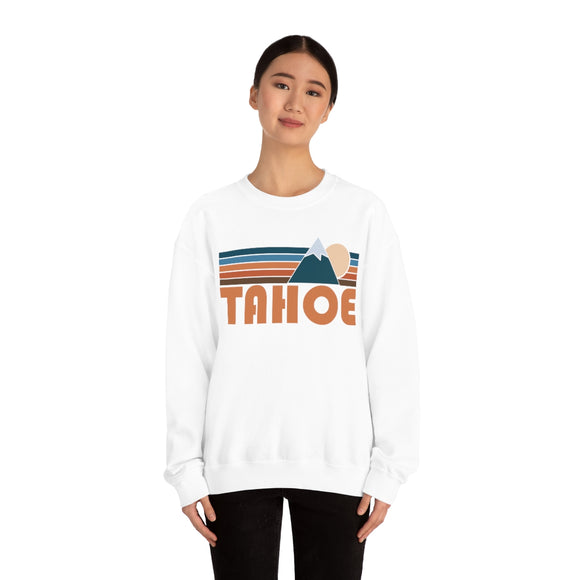 Tahoe, California Sweatshirt - Retro Mountain Unisex