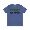 Sun Valley T-Shirt - Retro Mountain Bike Adult Unisex Sun Valley, Idaho T Shirt