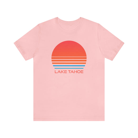 Lake Tahoe, California T-Shirt - Retro 80s Unisex Lake Tahoe Shirt