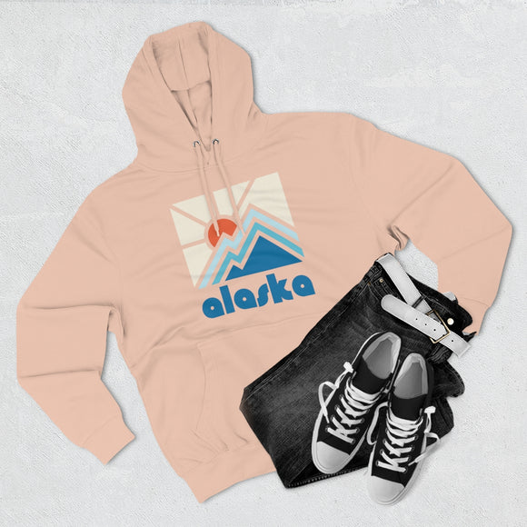 Premium Alaska Hoodie - Min Mountain Unisex Sweatshirt