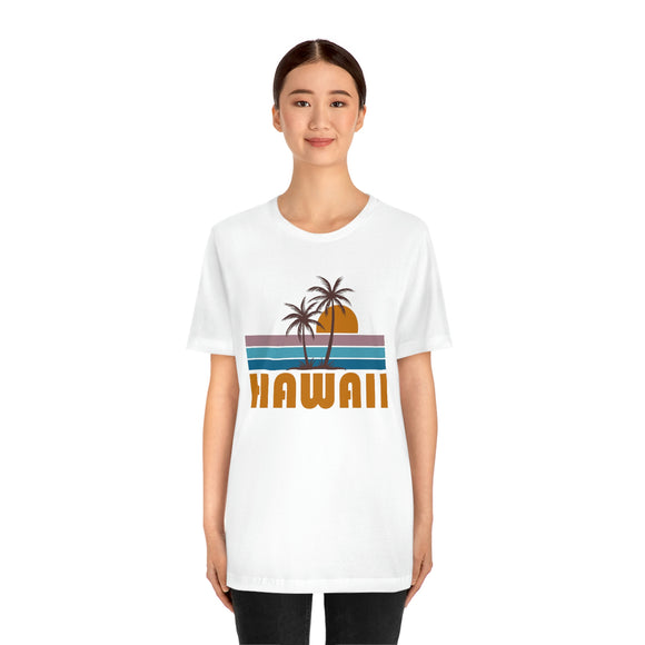 Hawaii T-Shirt - Retro Palm Tree Unisex Hawaii Shirt