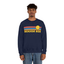 Jackson Hole, Wyoming Sweatshirt - Retro Sunrise Unisex-27