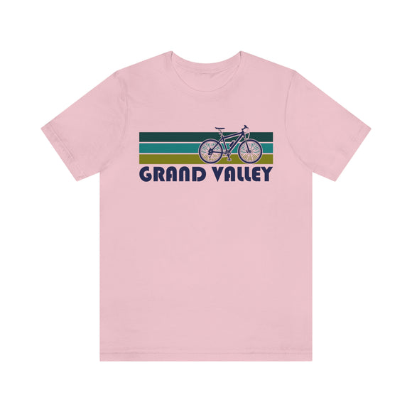 Grand Valley T-Shirt - Retro Mountain Bike Adult Unisex Grand Valley, Colorado T Shirt