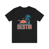 Destin, Florida T-Shirt - Retro Palm Tree & Beach Unisex Destin Shirt