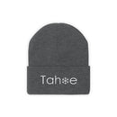 Tahoe, California Knit Beanie - Adult Embroidered Snowflake Tahoe Knit Hat-1