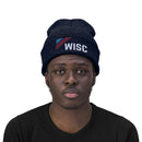 Wisconsin Beanie - Adult Embroidered Retro Wisconsin Knit Hat-3