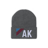 Alaska Beanie - Adult Embroidered Retro Alaska Knit Hat