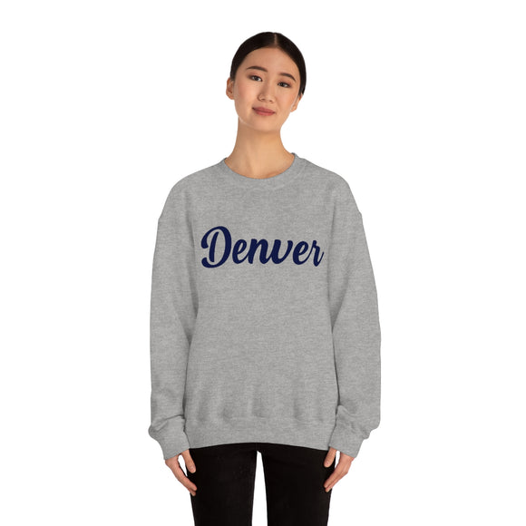 Denver, Colorado Sweatshirt - Script Unisex