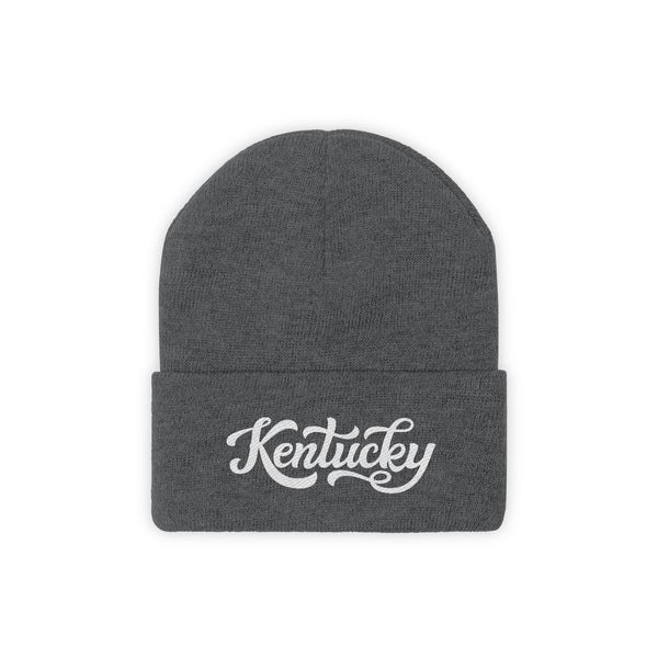 Kentucky Beanie - Adult Hand Lettered Embroidered Kentucky Knit Hat