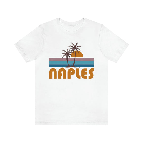 Naples, Florida T-Shirt - Retro Palm Tree Unisex Naples Shirt