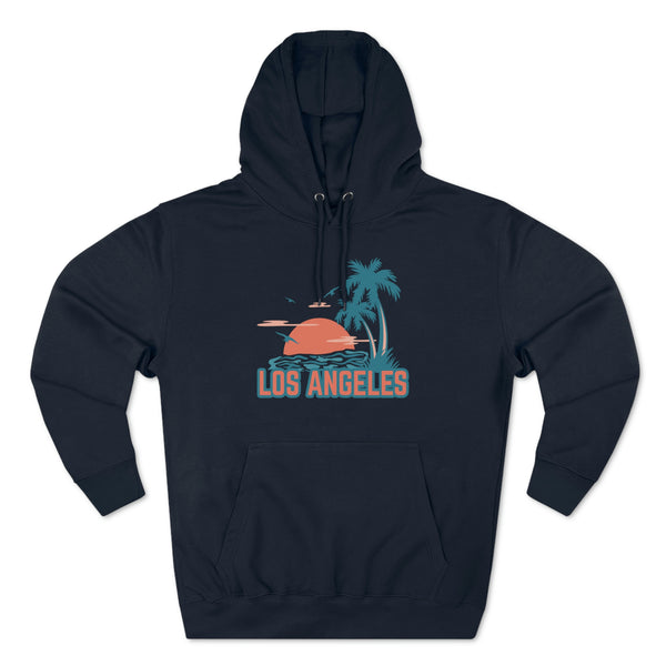 Premium Los Angeles, California Hoodie - Palm Tree Unisex Sweatshirt