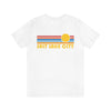 Salt Lake City, Utah T-Shirt - Retro Sun Unisex Salt Lake City T Shirt