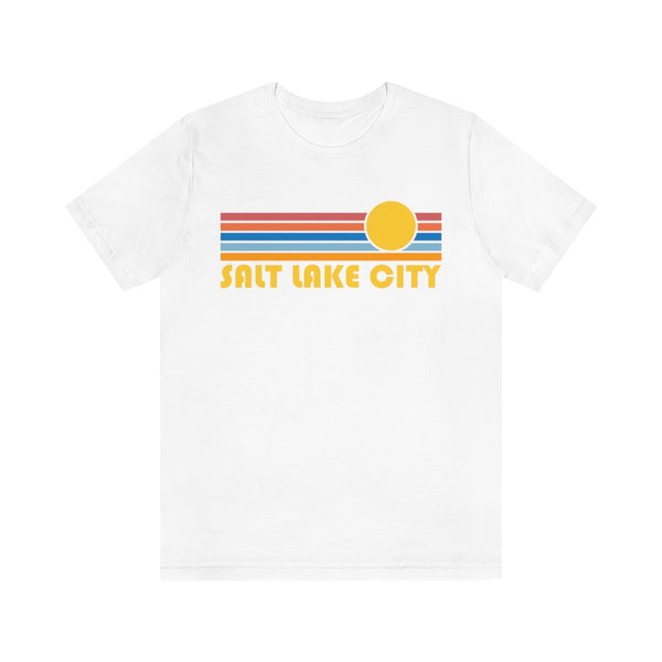 Salt Lake City, Utah T-Shirt - Retro Sun Unisex Salt Lake City T Shirt