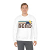 Bend, Oregon Sweatshirt - Fall Retro Mountain Unisex Crewneck Bend Sweatshirt