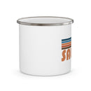 Salida, Colorado Camp Mug - Retro Mountain Enamel Campfire Salida Mug-2