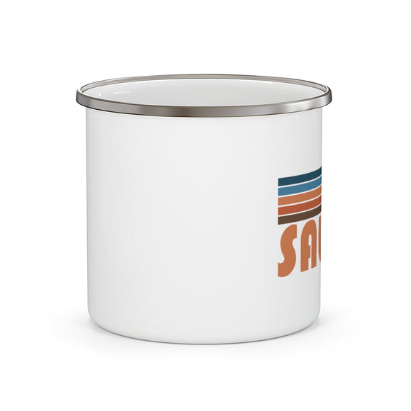 Salida, Colorado Camp Mug - Retro Mountain Enamel Campfire Salida Mug