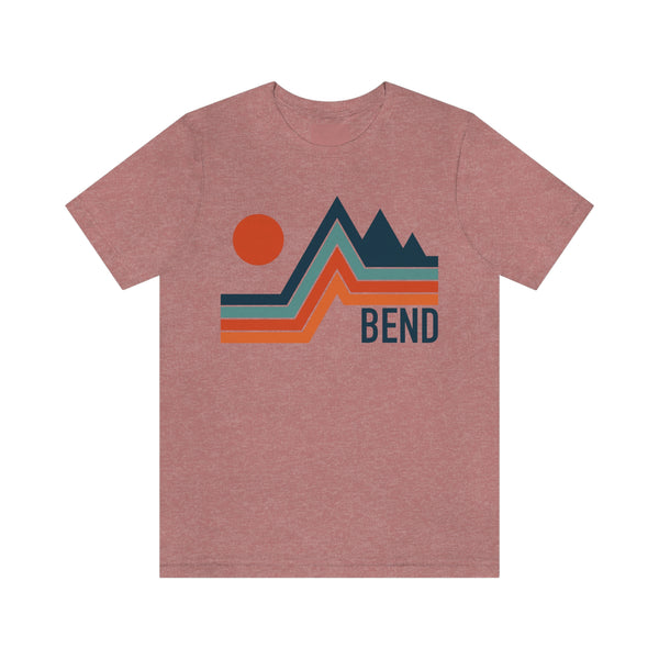 Bend, Oregon T-Shirt - Retro Mountain Unisex Bend Shirt