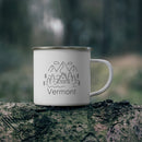 Vermont Camp Mug - Retro Enamel Camping Vermont Mug-1