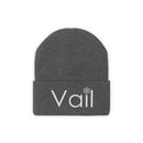 Vail, Colorado Knit Beanie - Adult Embroidered Snowflake Vail Knit Hat-5