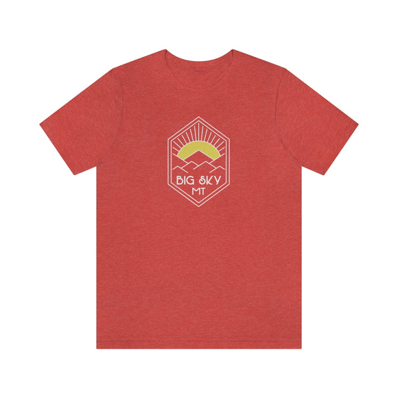 Big Sky, Montana T-Shirt - Sun Unisex Big Sky Shirt