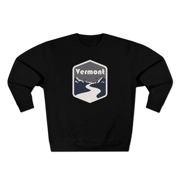 Premium Vermont Crewneck Sweatshirt - Retro Unisex Sweatshirt