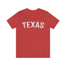 Texas T-Shirt - Paint Text Unisex Texas Shirt-1