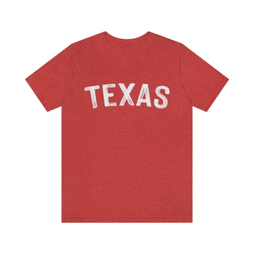 Texas T-Shirt - Paint Text Unisex Texas Shirt