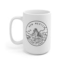New Mexico Mug - State Design White Ceramic New Mexico Mug (11oz & 15oz)-1